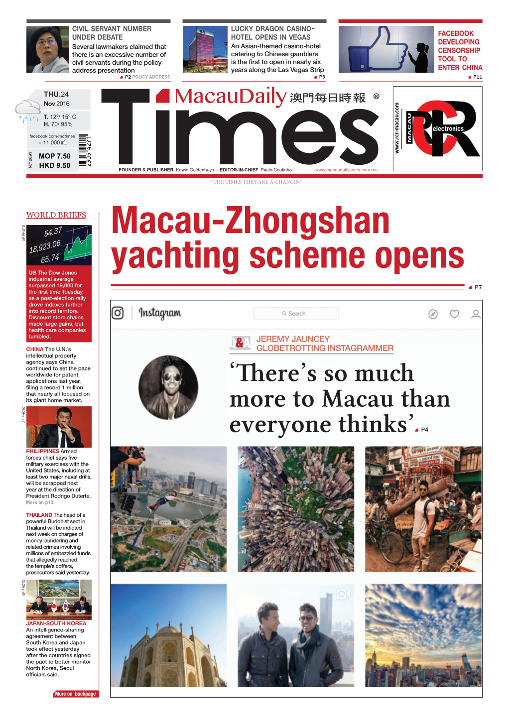 Macau-Zhongshan Yachting Scheme Opens