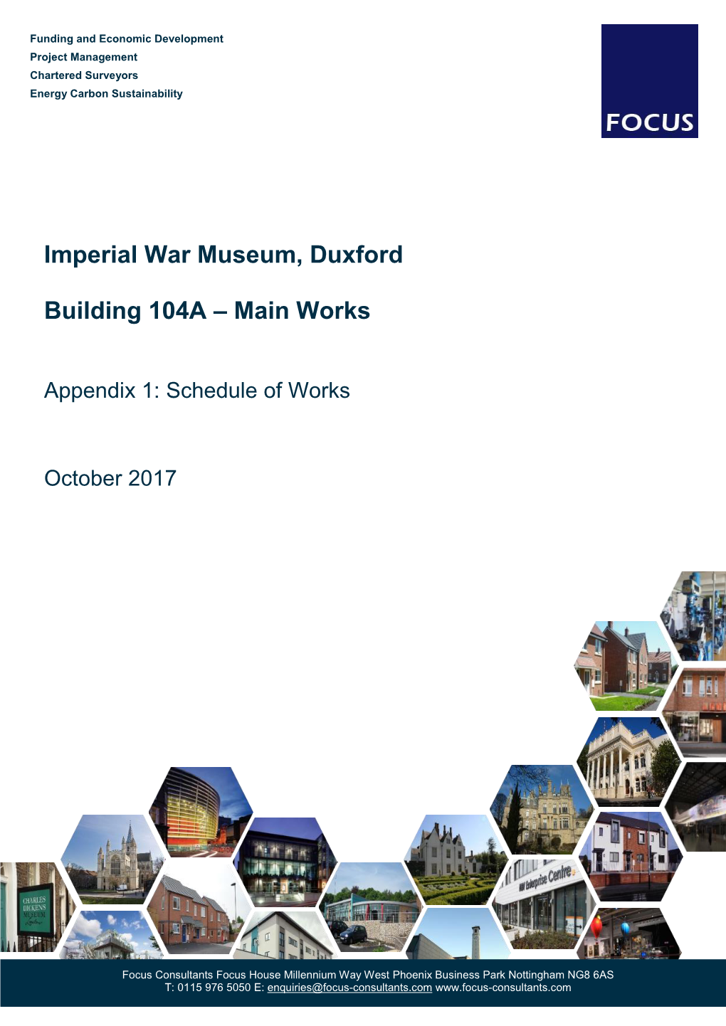 Imperial War Museum, Duxford Building 104A – Main Works