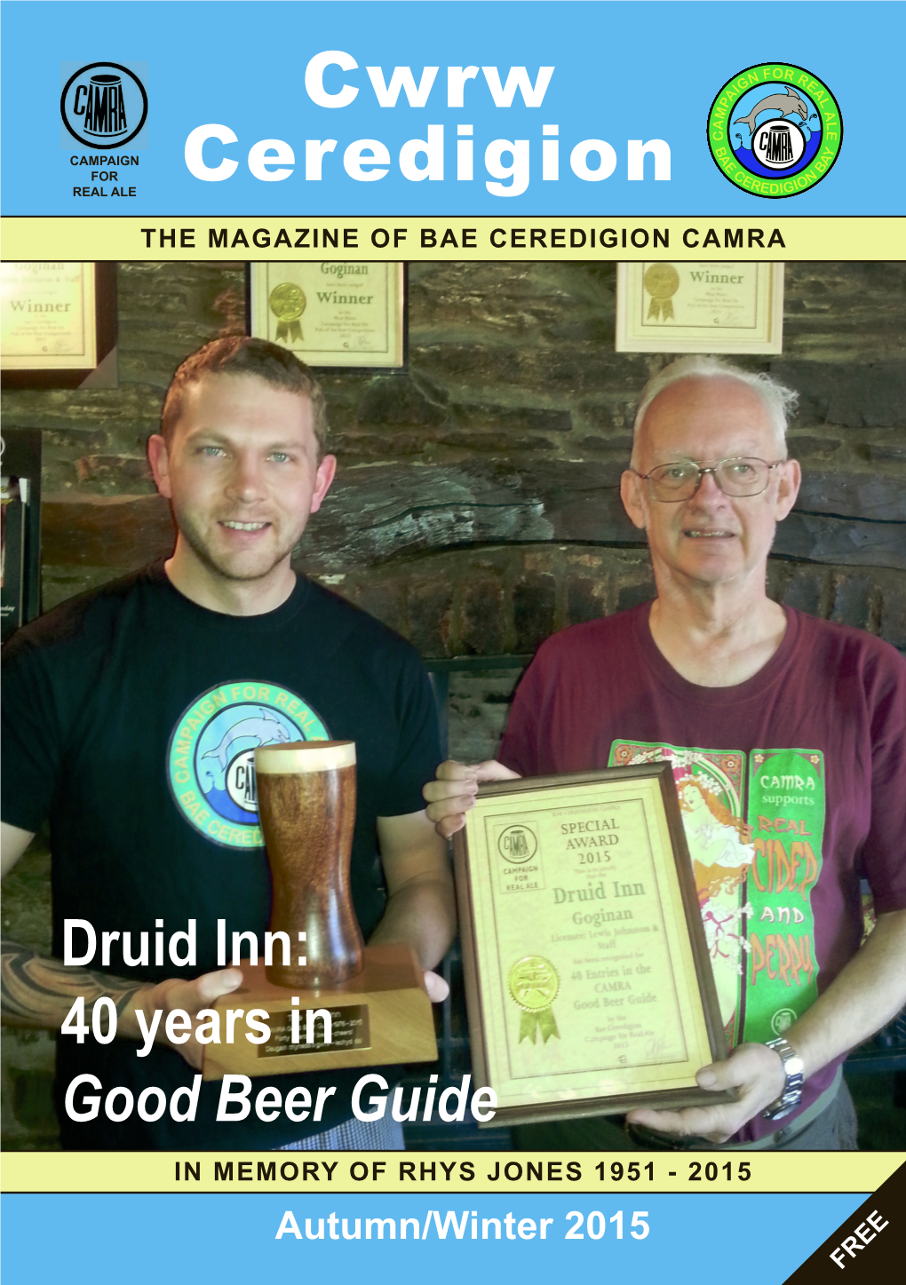 Cwrw Ceredigion, the Newsletter for a Taster of Some of Them