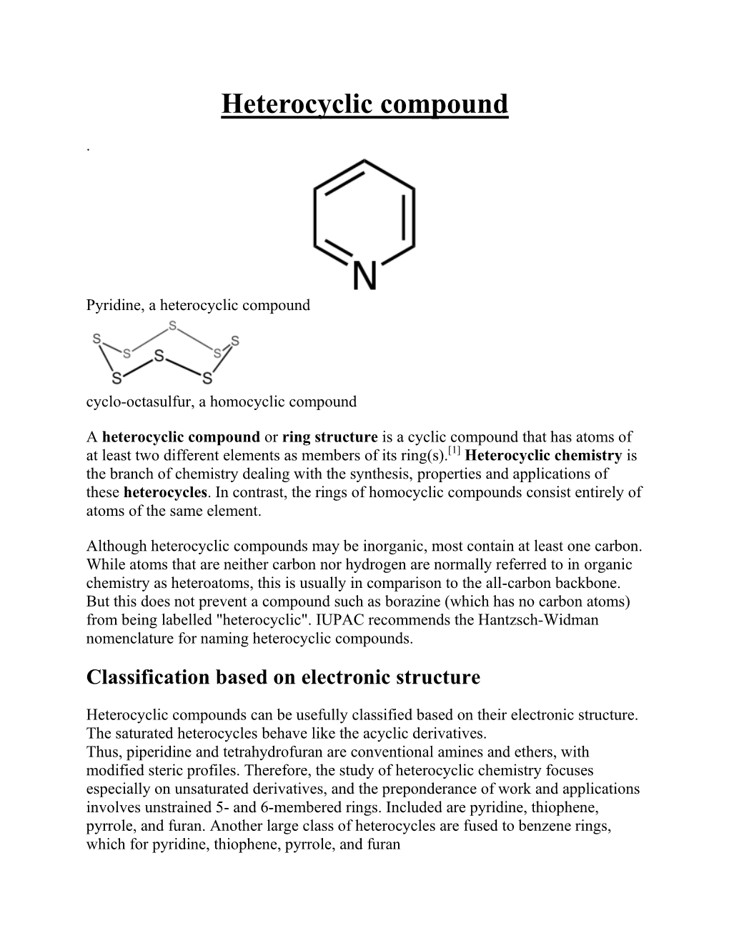 Heterocyclic Compound