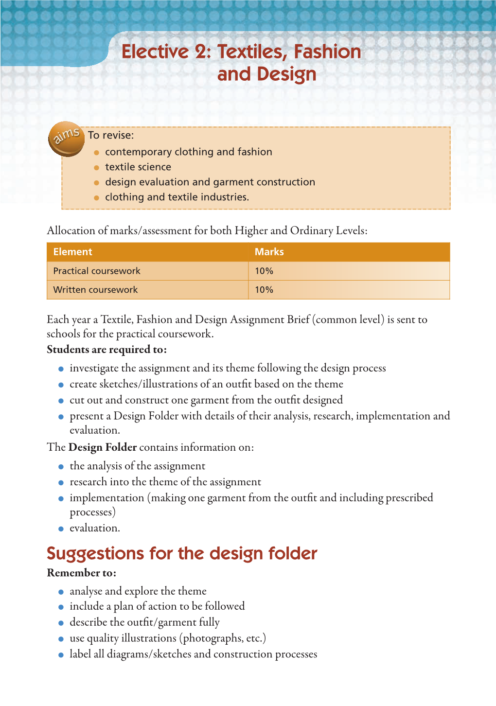 Textiles, Fashion and Design