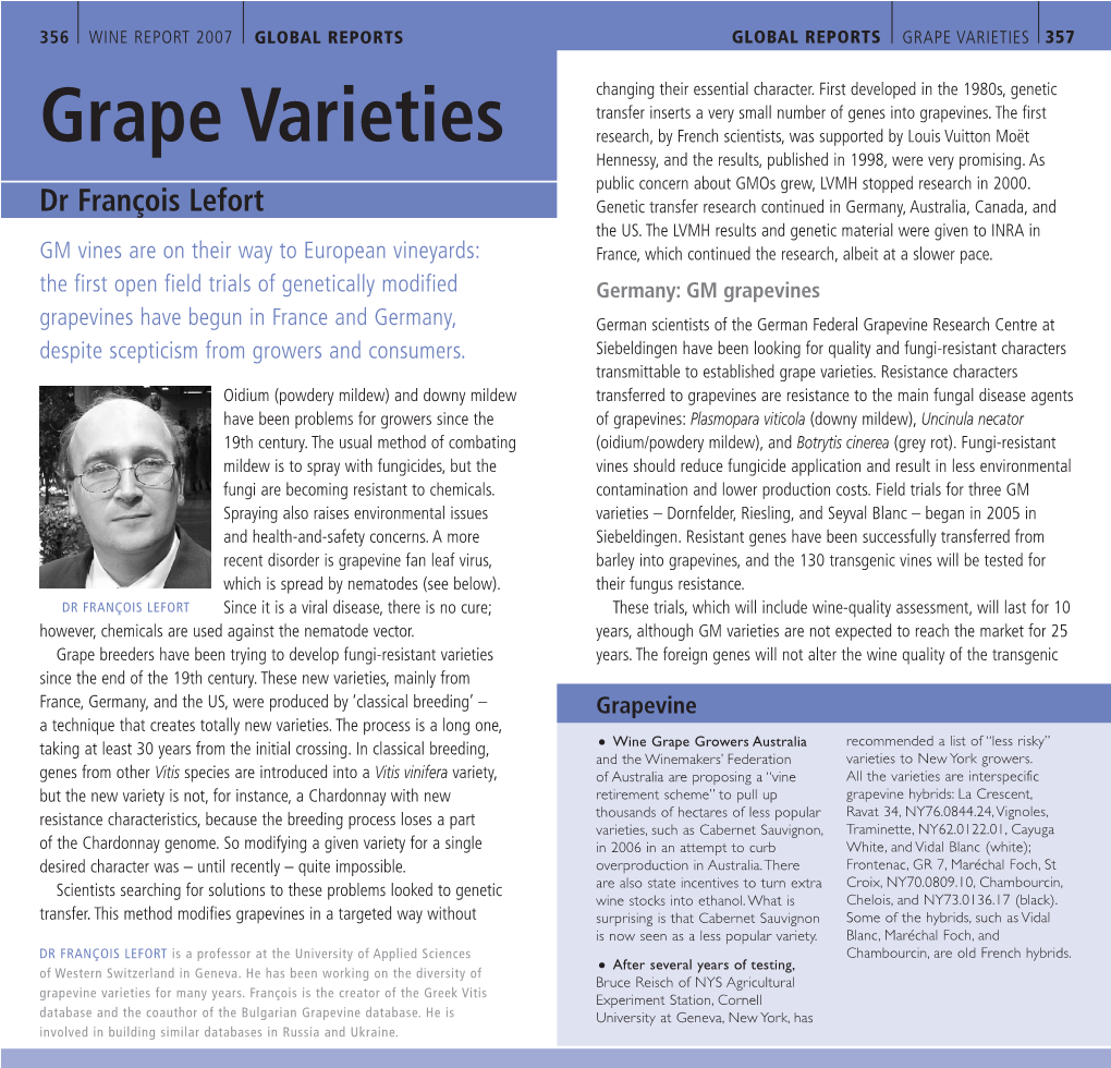 Grape Varieties 357