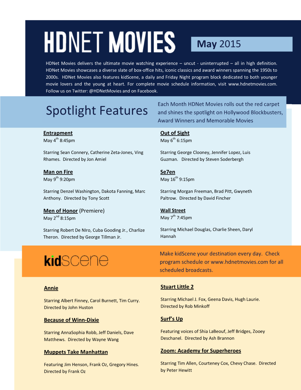 Spotlight Features and Shines the Spotlight on Hollywood Blockbusters, Award Winners and Memorable Movies