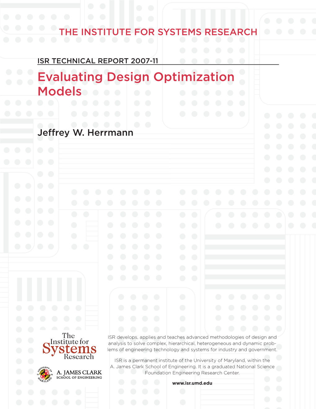 Evaluating Design Optimization Models
