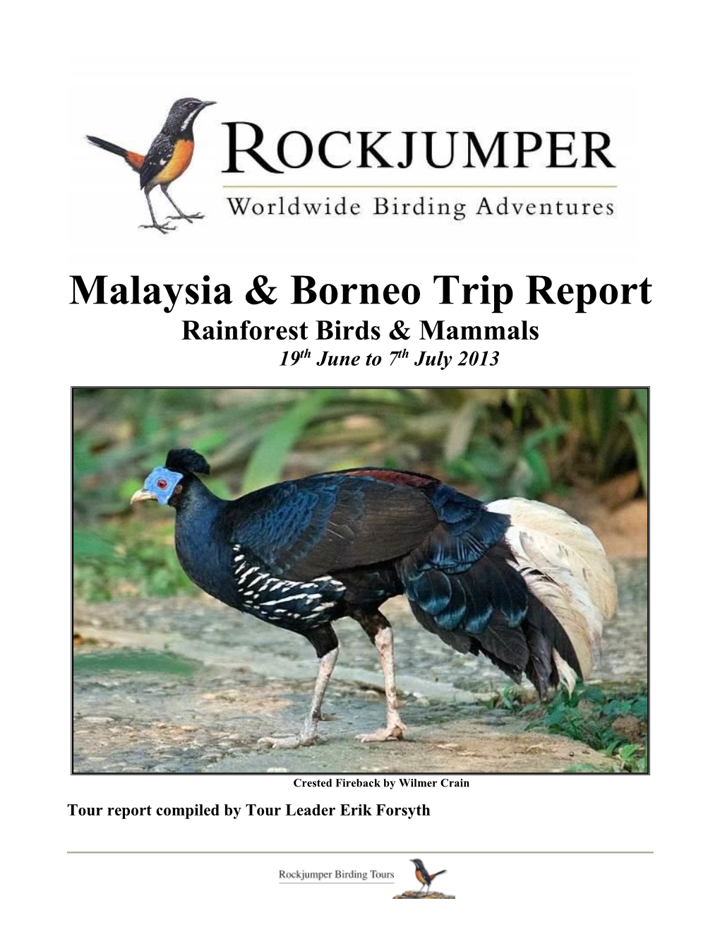 Malaysia & Borneo Trip Report