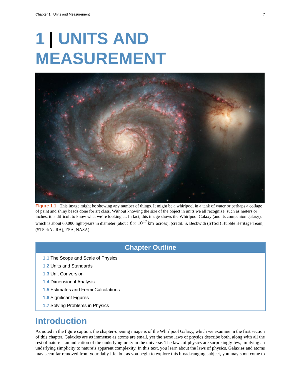 1 | Units and Measurement 7 1 | UNITS and MEASUREMENT