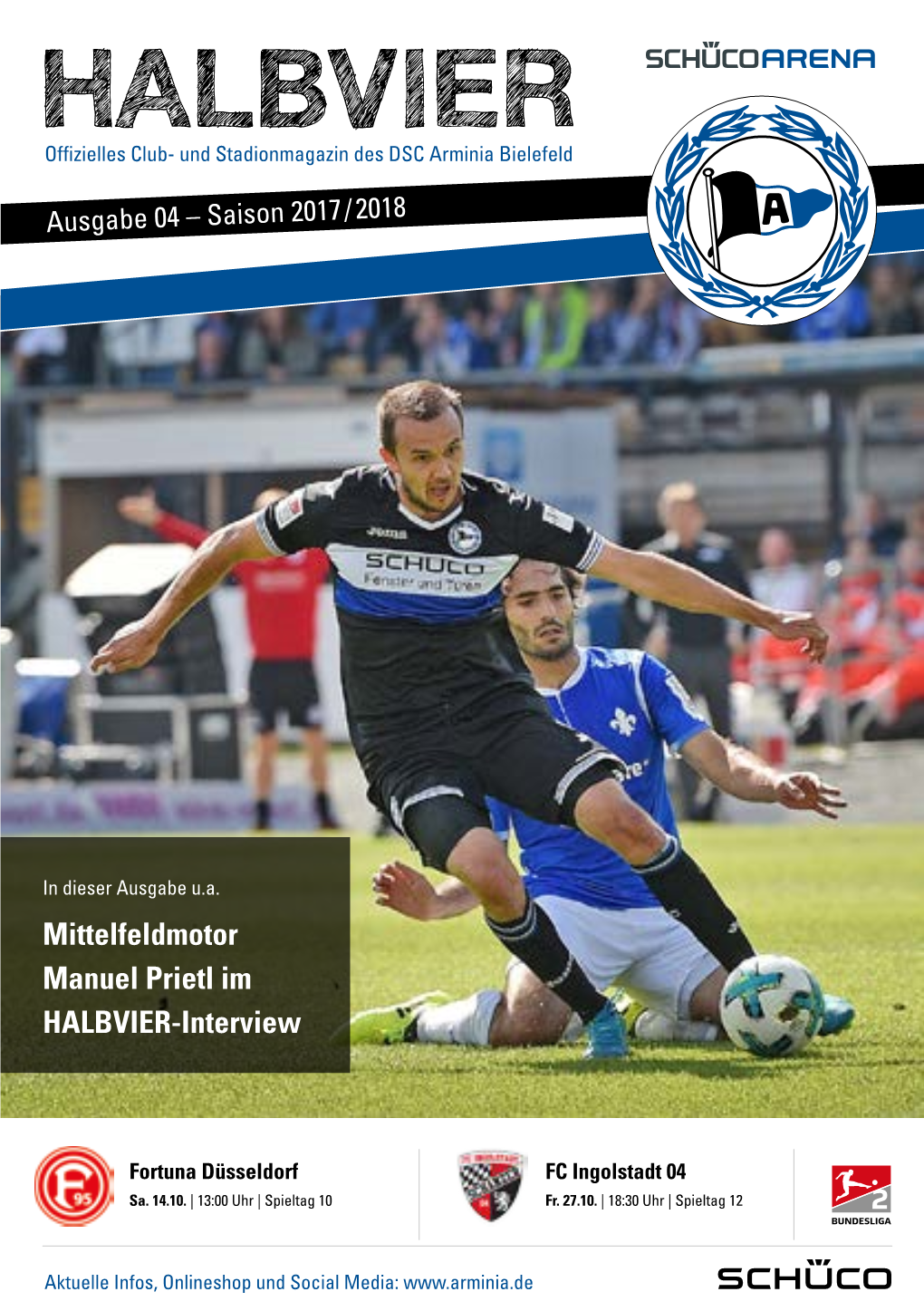 HALBVIER Offizielles Club- Und Stadionmagazin Des DSC Arminia Bielefeld