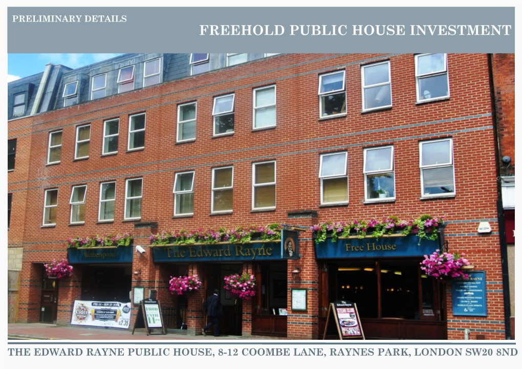 Freehold Public House Investment