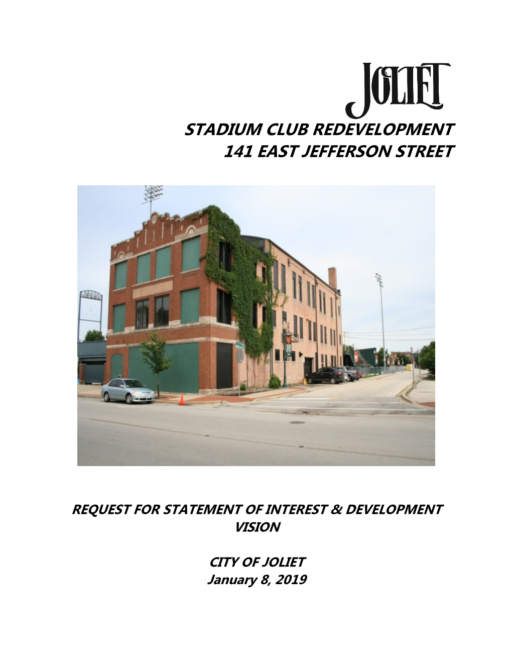 Stadium Club Redevelopment 141 East Jefferson Street