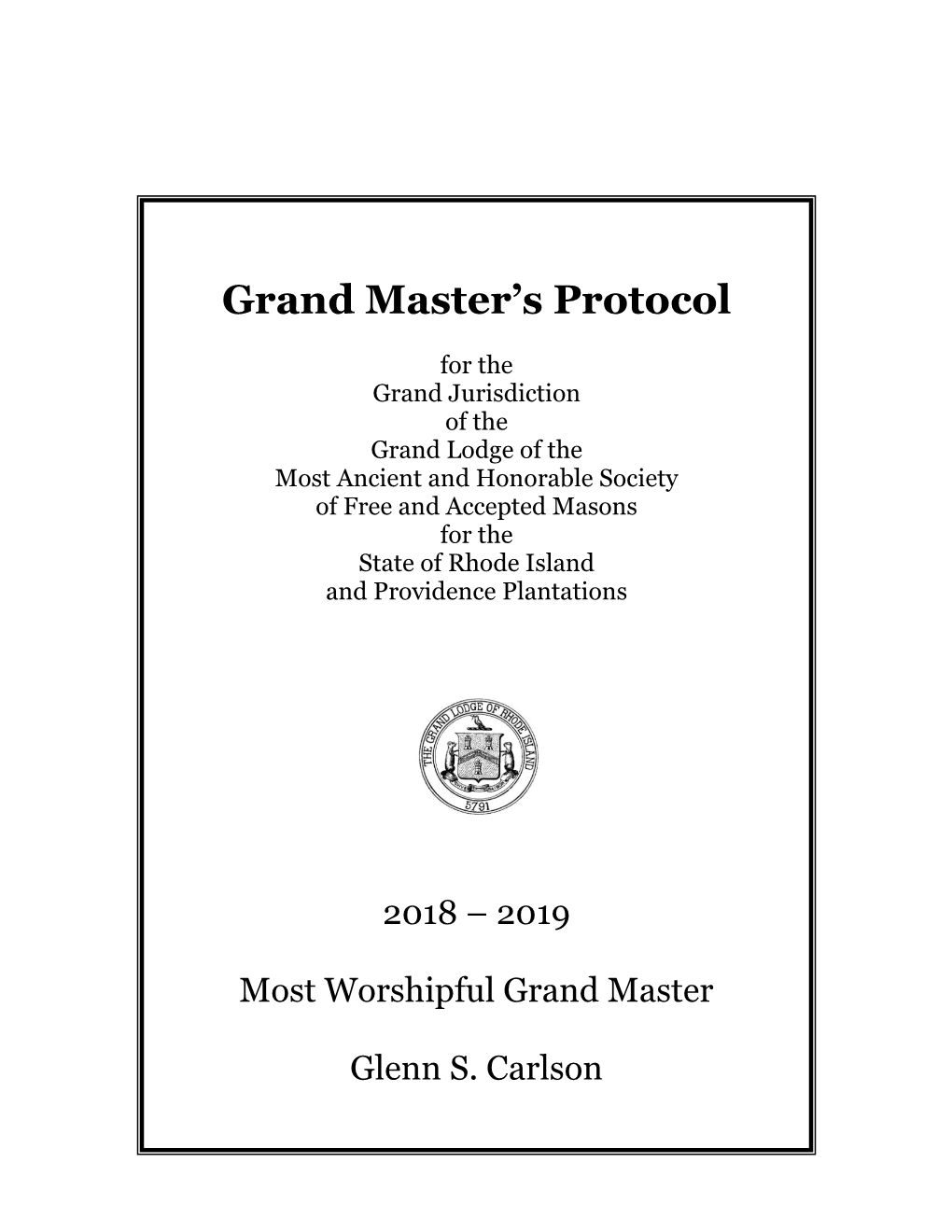 Grand Master's Protocol