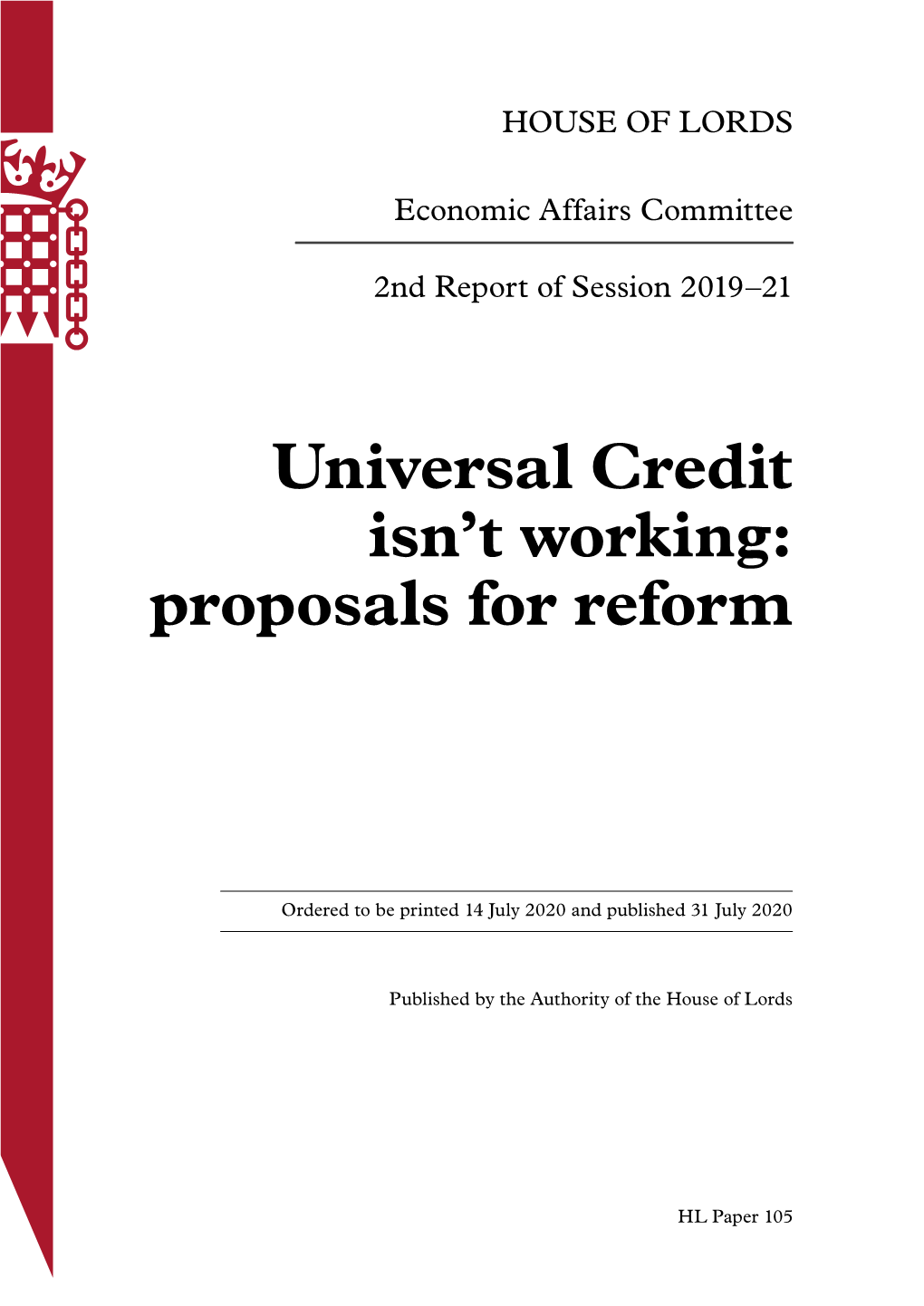 Universal Credit Isn't Working