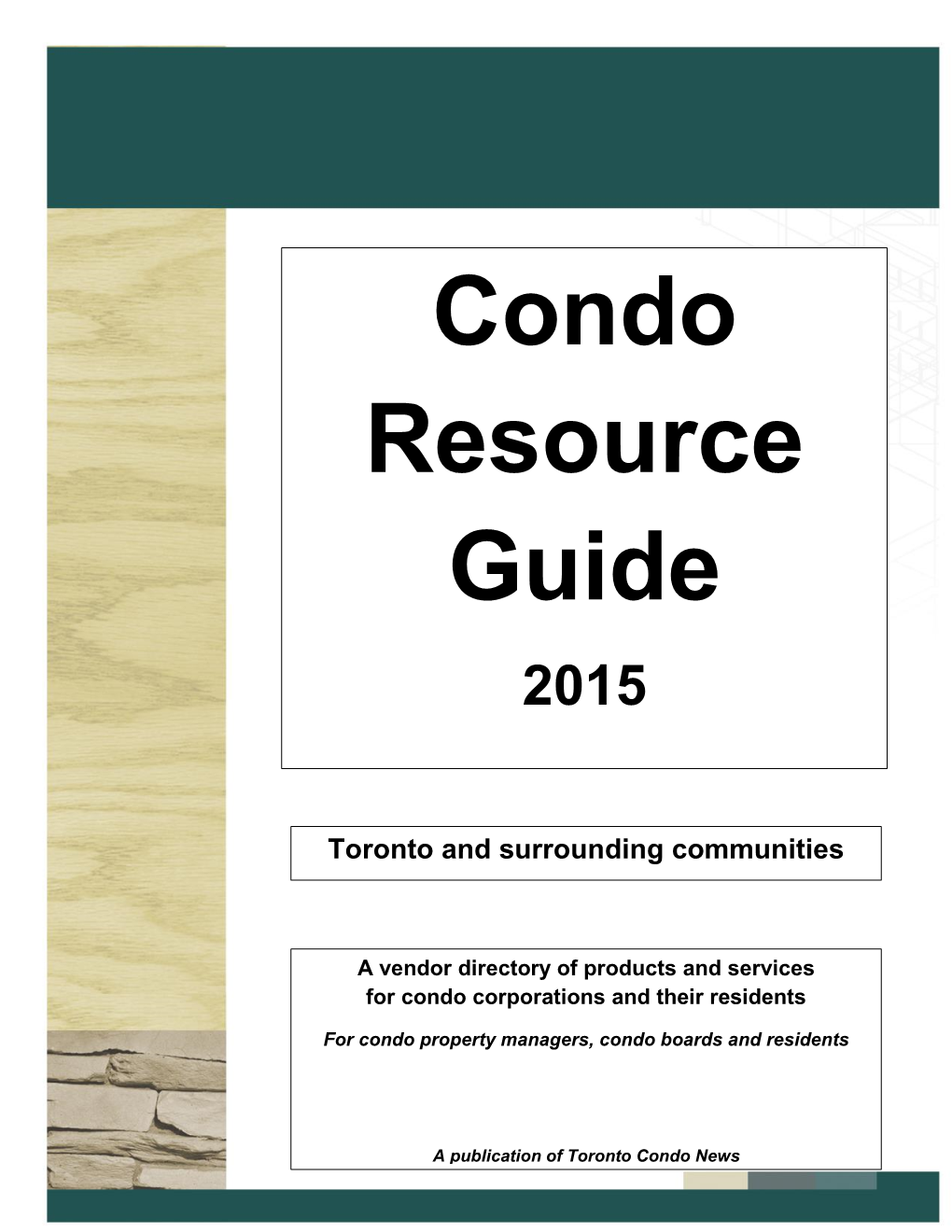 Condo Resource Guide 2015