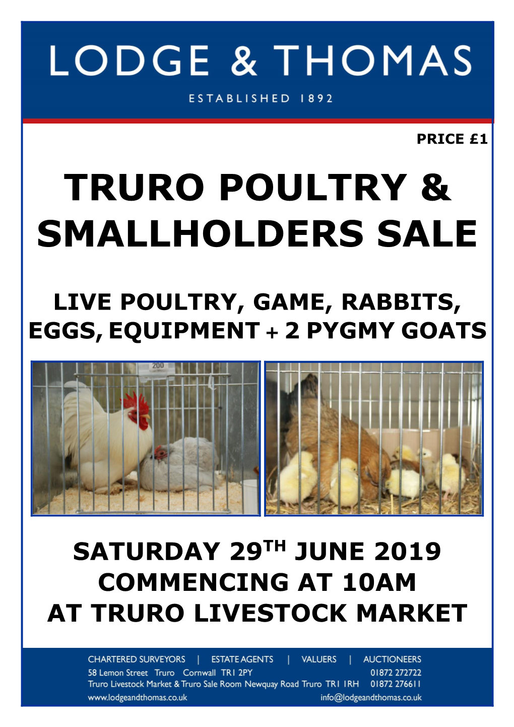 Truro Poultry & Smallholders Sale