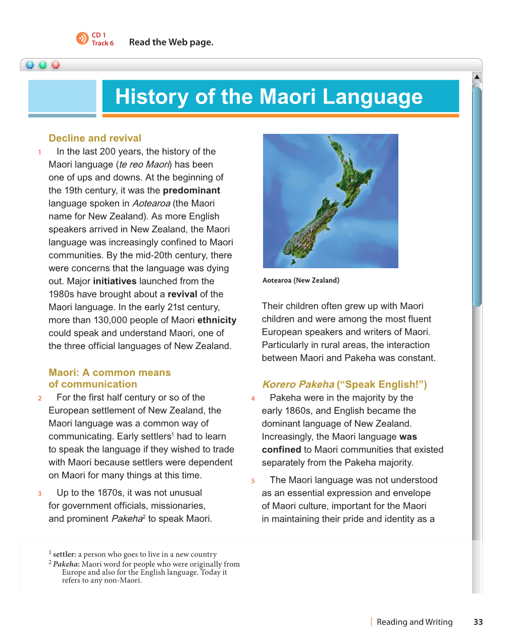 History of the Maori Language