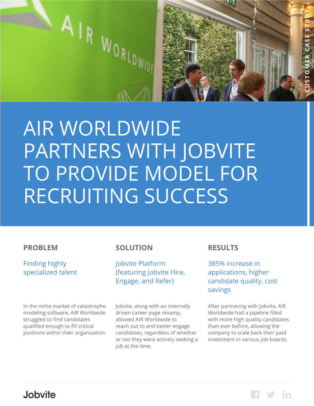 Air Worldwide Partners with Jobvite to Provide Model for Recruiting Success