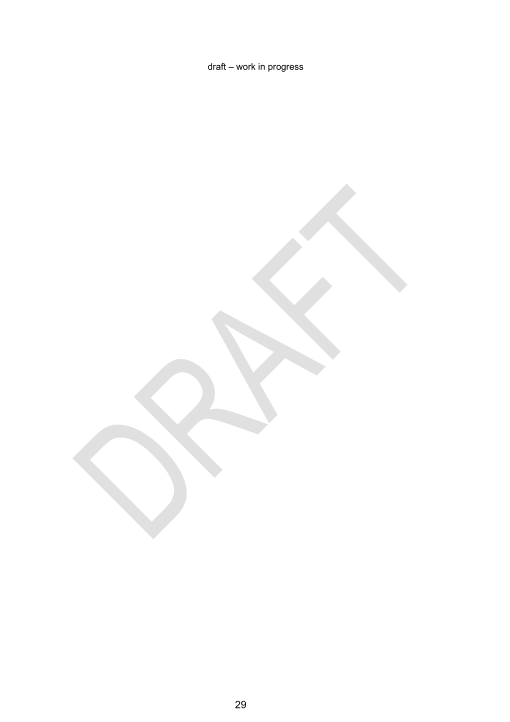 Draft – Work in Progress 0