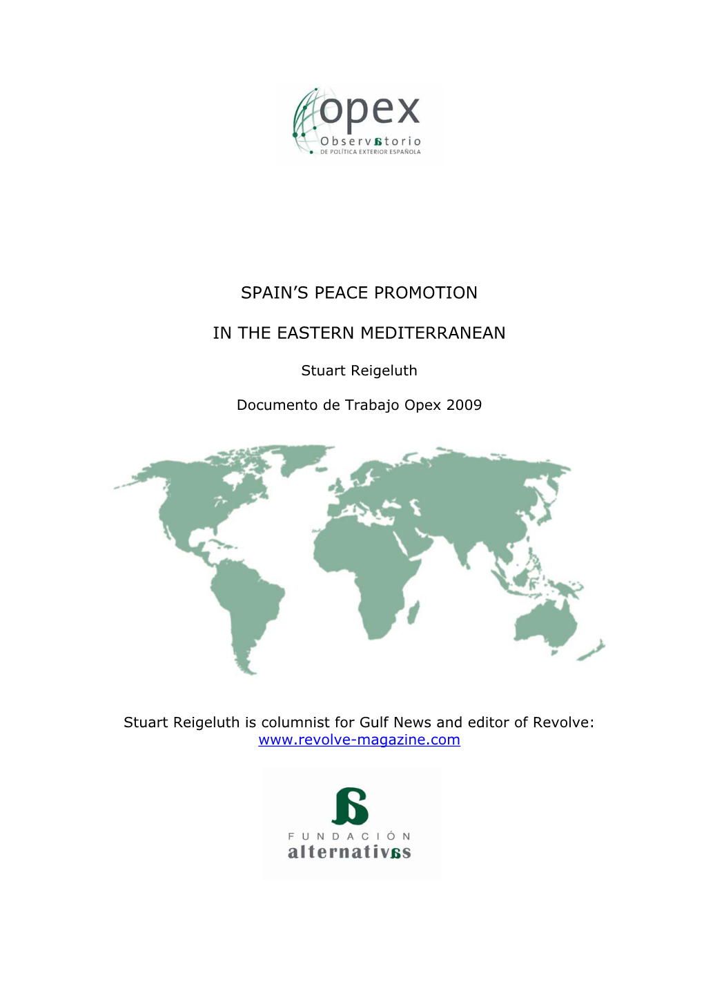 Spain and Peace-Building in Lebanon