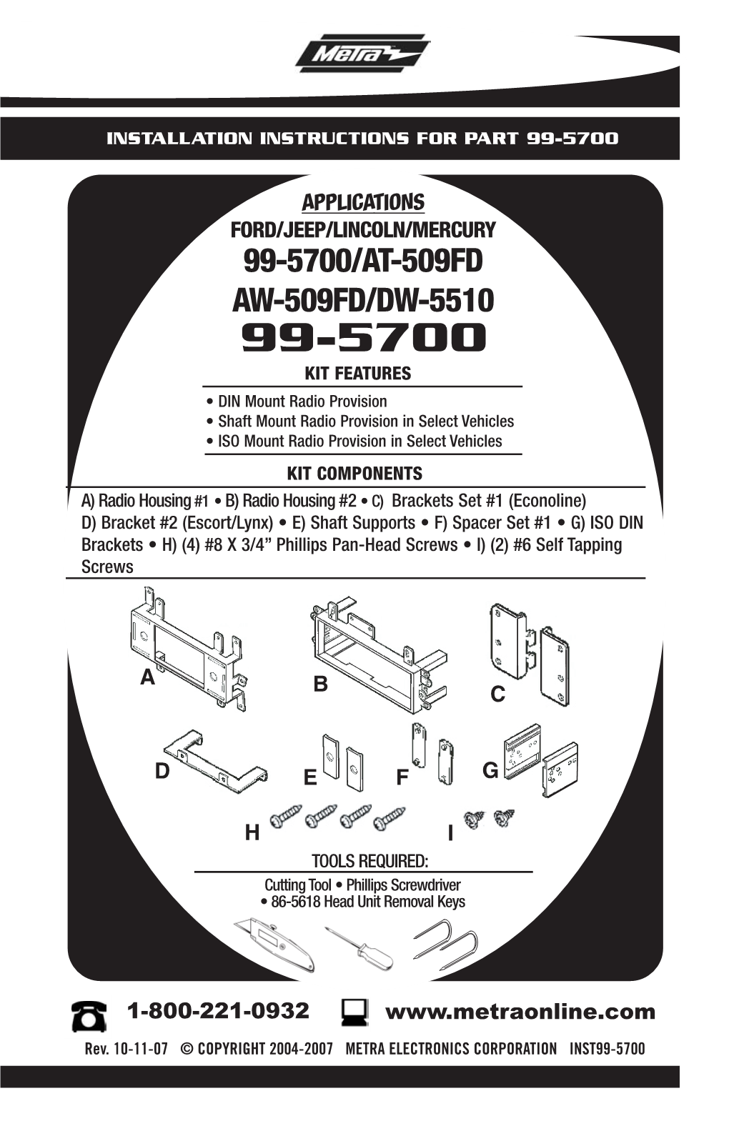 99-5700/At-509Fd Aw-509Fd/Dw-5510