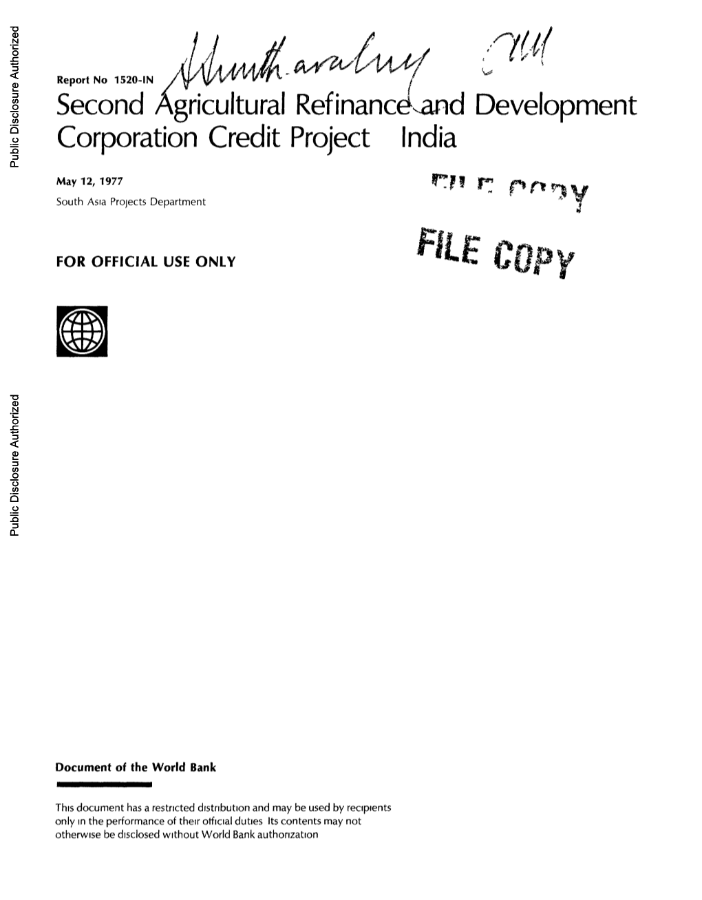 World Bank Document