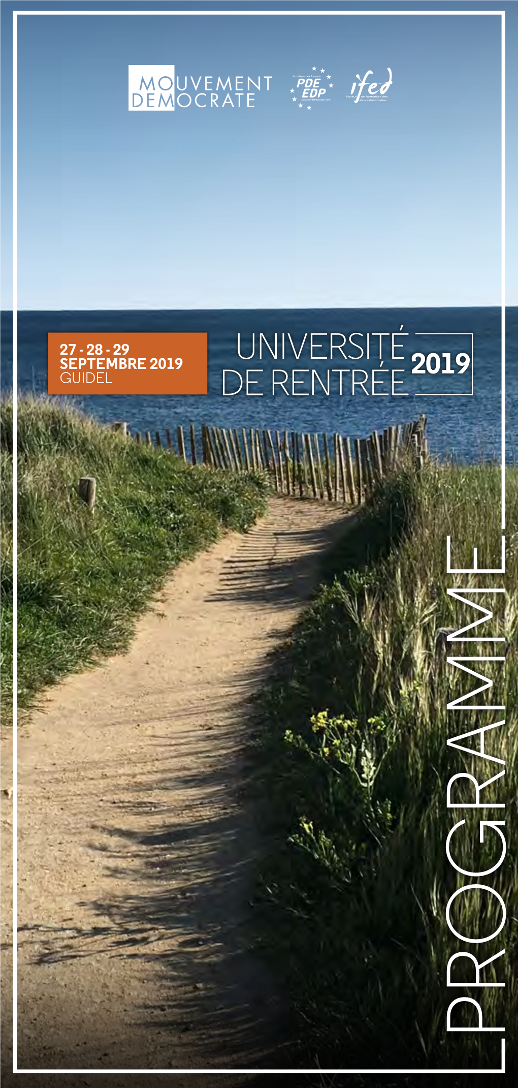 Retrouvez Le Programme De Notre Université De Rentrée