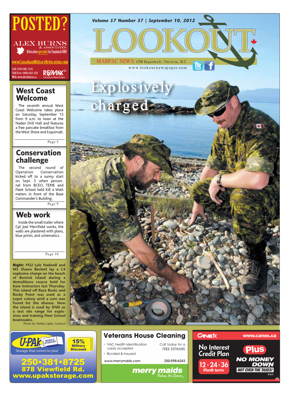 Esquimalt DND MARPAC NEWS CFB Esquimalt, Victoria, B.C