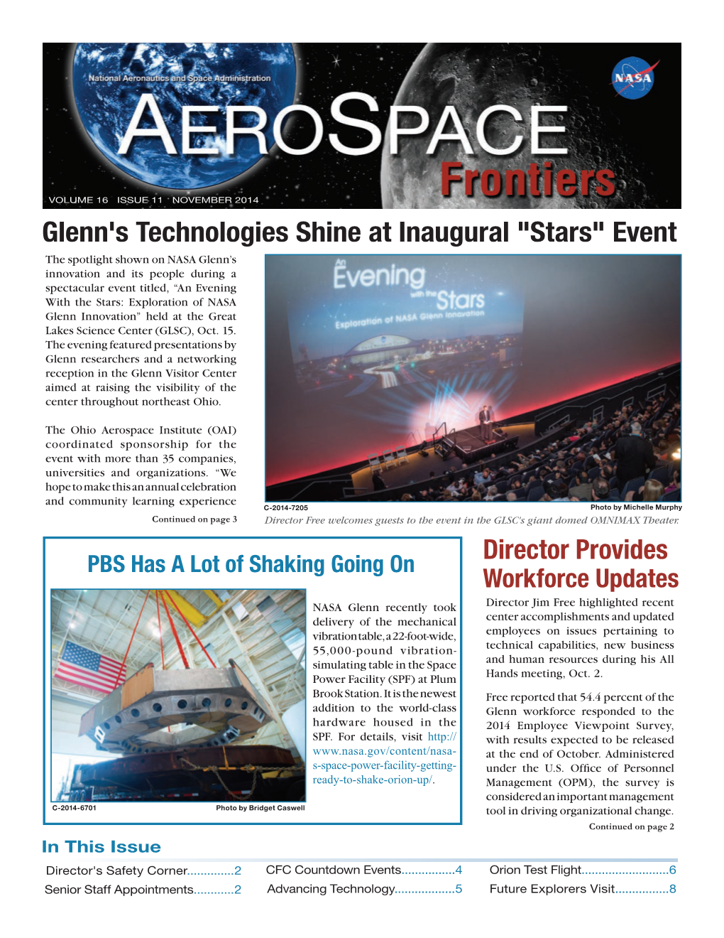 Aerospace Frontiers November 2014