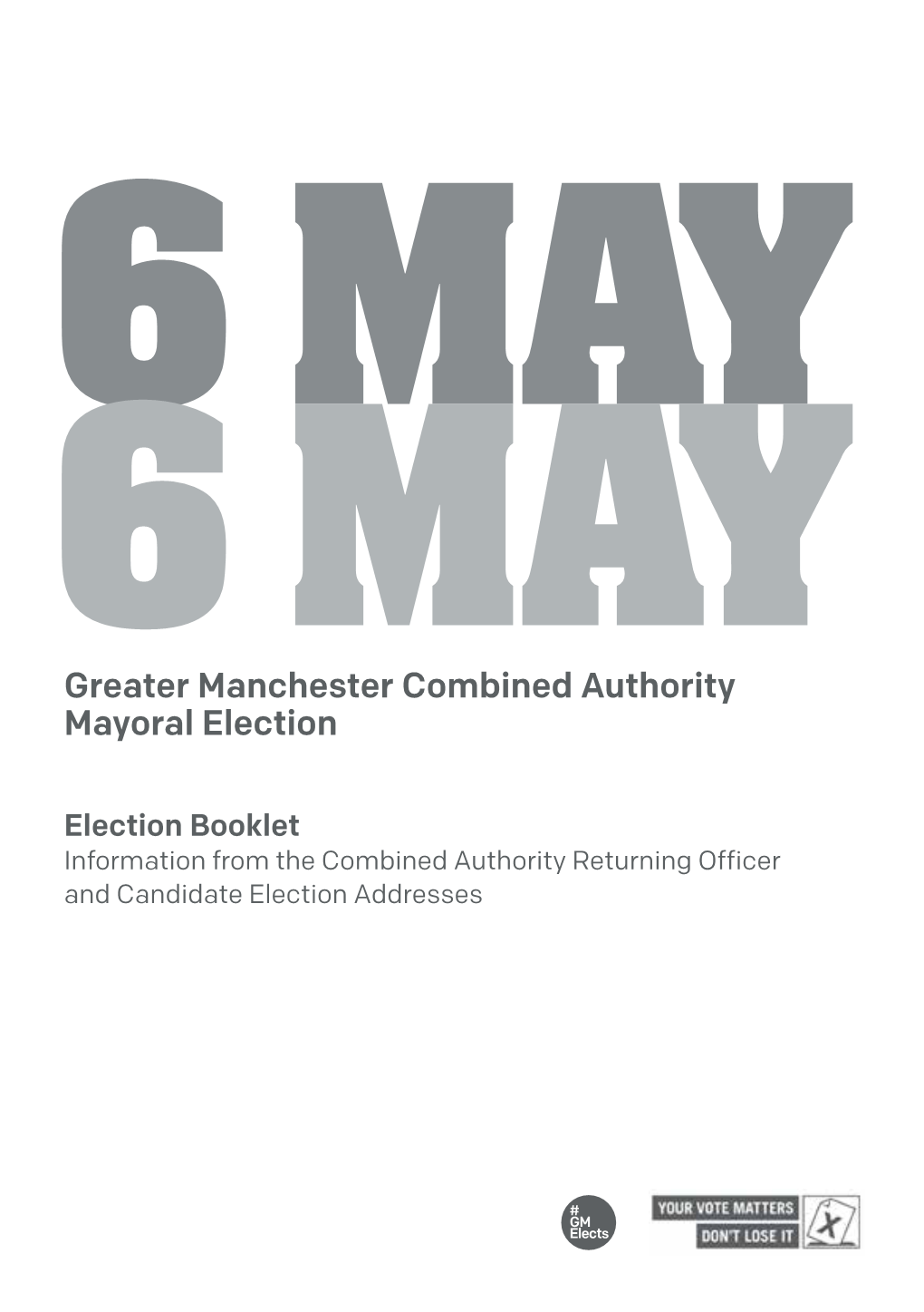 Greater Manchester Combined Authority Mayoral Election