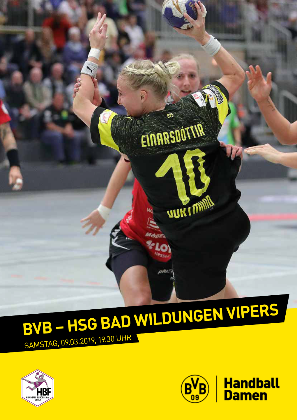 Bvb – Hsg Bad Wildungen Vipers Samstag, 09.03.2019, 19.30 Uhr Vorwort