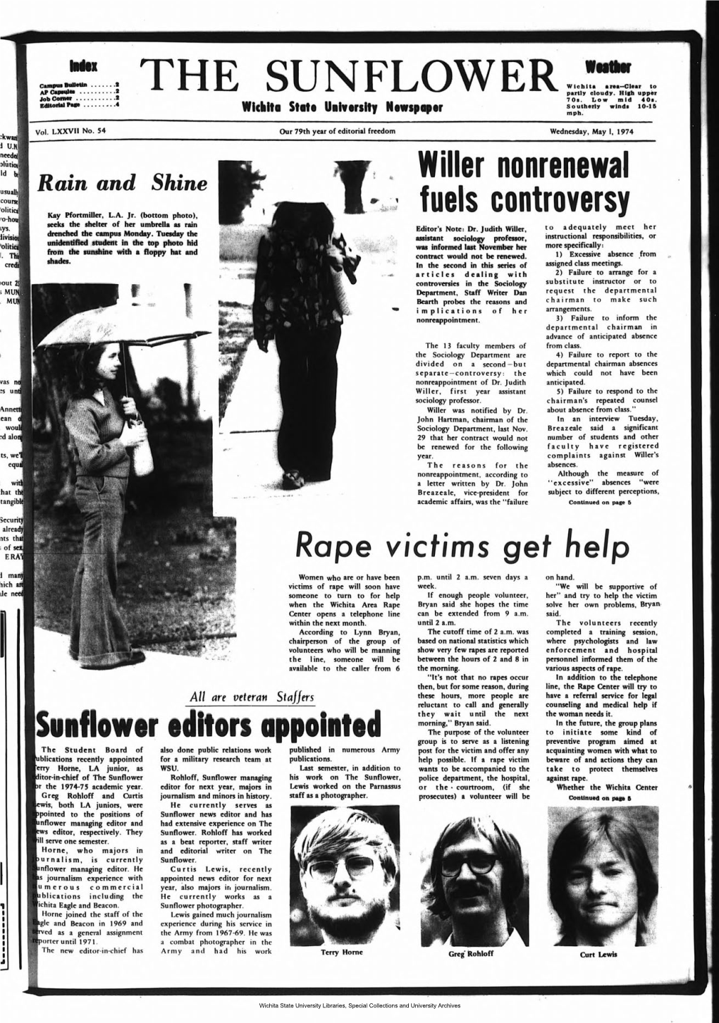 Sunflower May 01, 1974