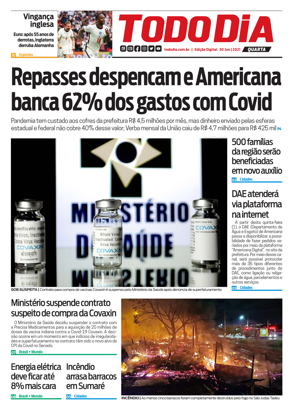 Repasses Despencam E Americana Banca 62% Dos Gastos Com Covid