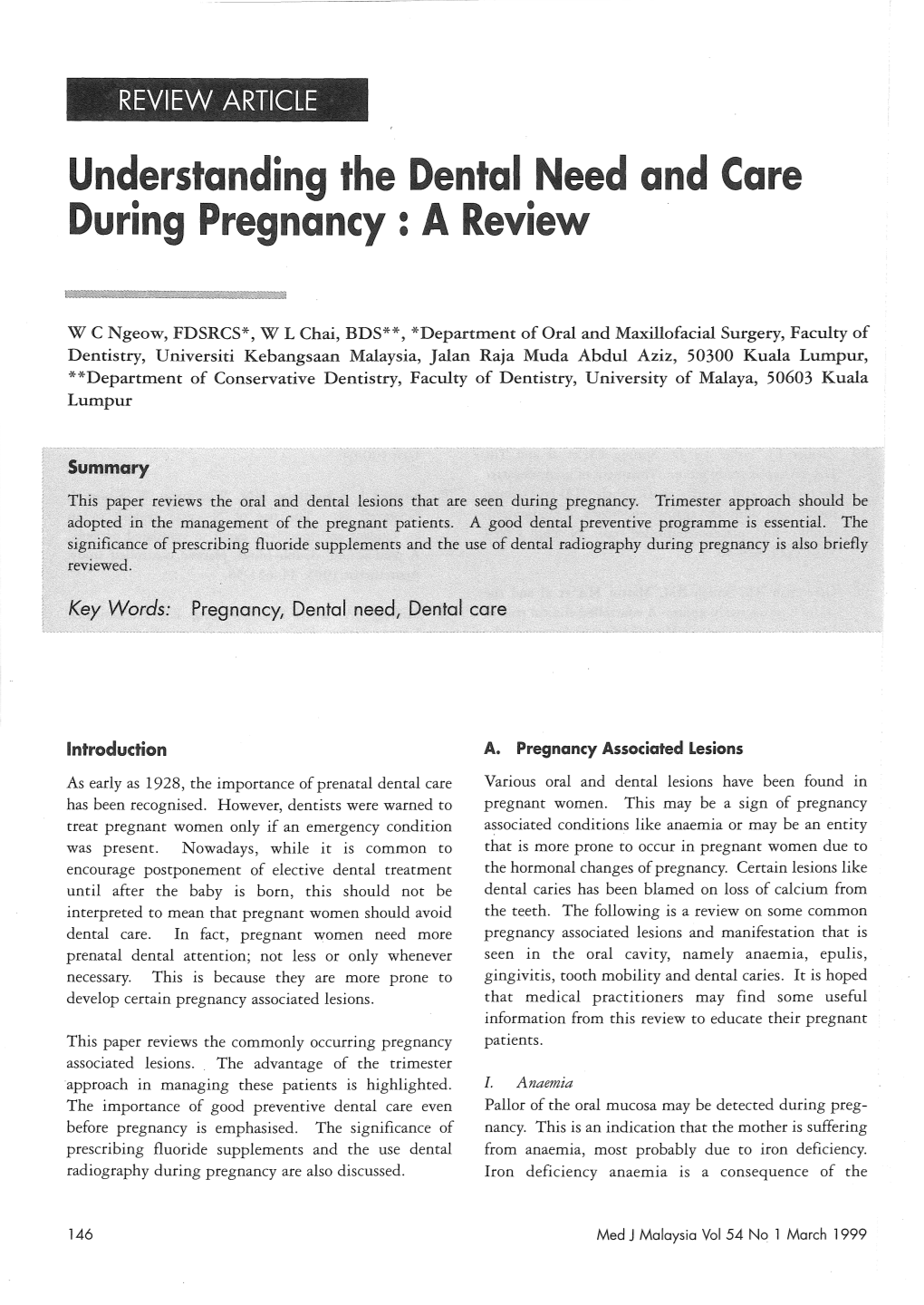Understanding the Dental Need and Care During Pregnancy: a Review