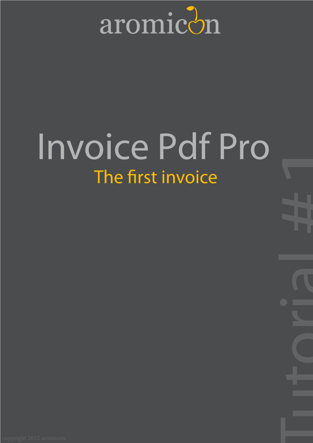 The First Invoice