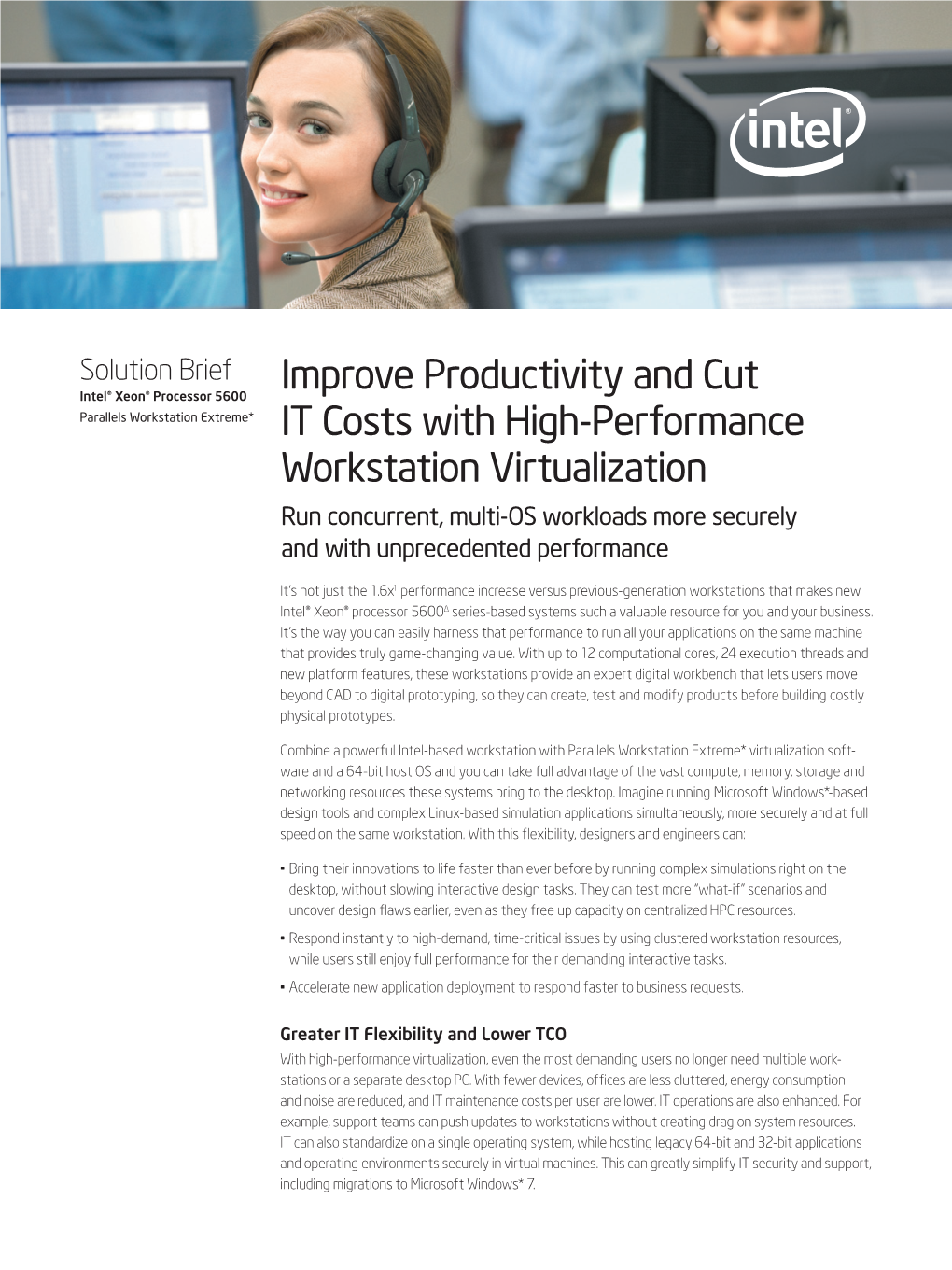 Improve Productivity and Cut IT Costs with High-Performance Workstation Virtualization