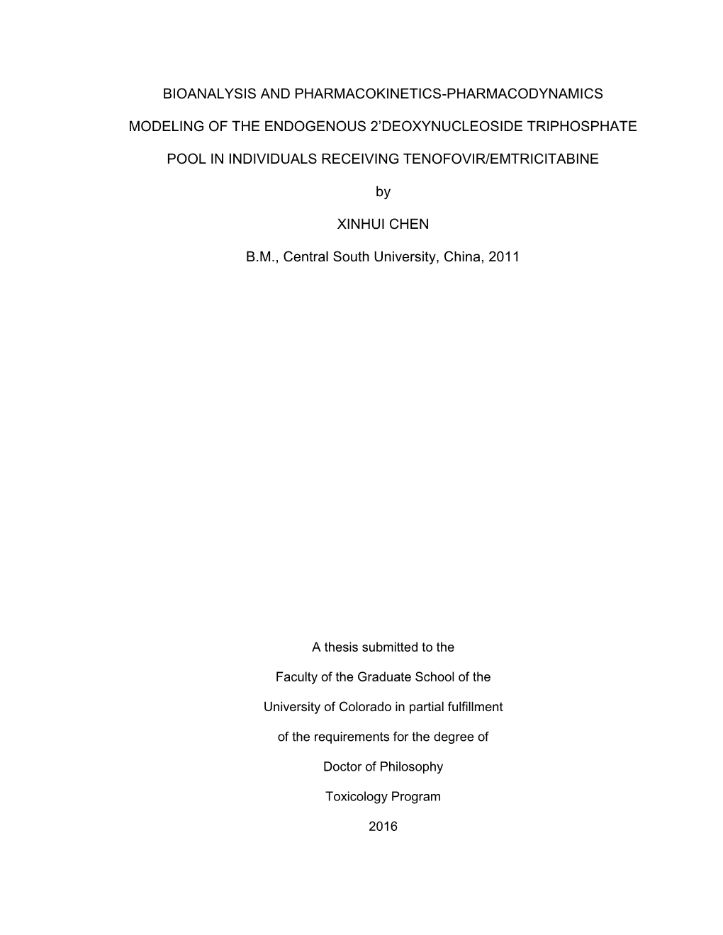 Bioanalysis and Pharmacokinetics-Pharmacodynamics Εodeδing of the Endogenous Β'deoxynucδeoside Triphosphate Pool in Indivi