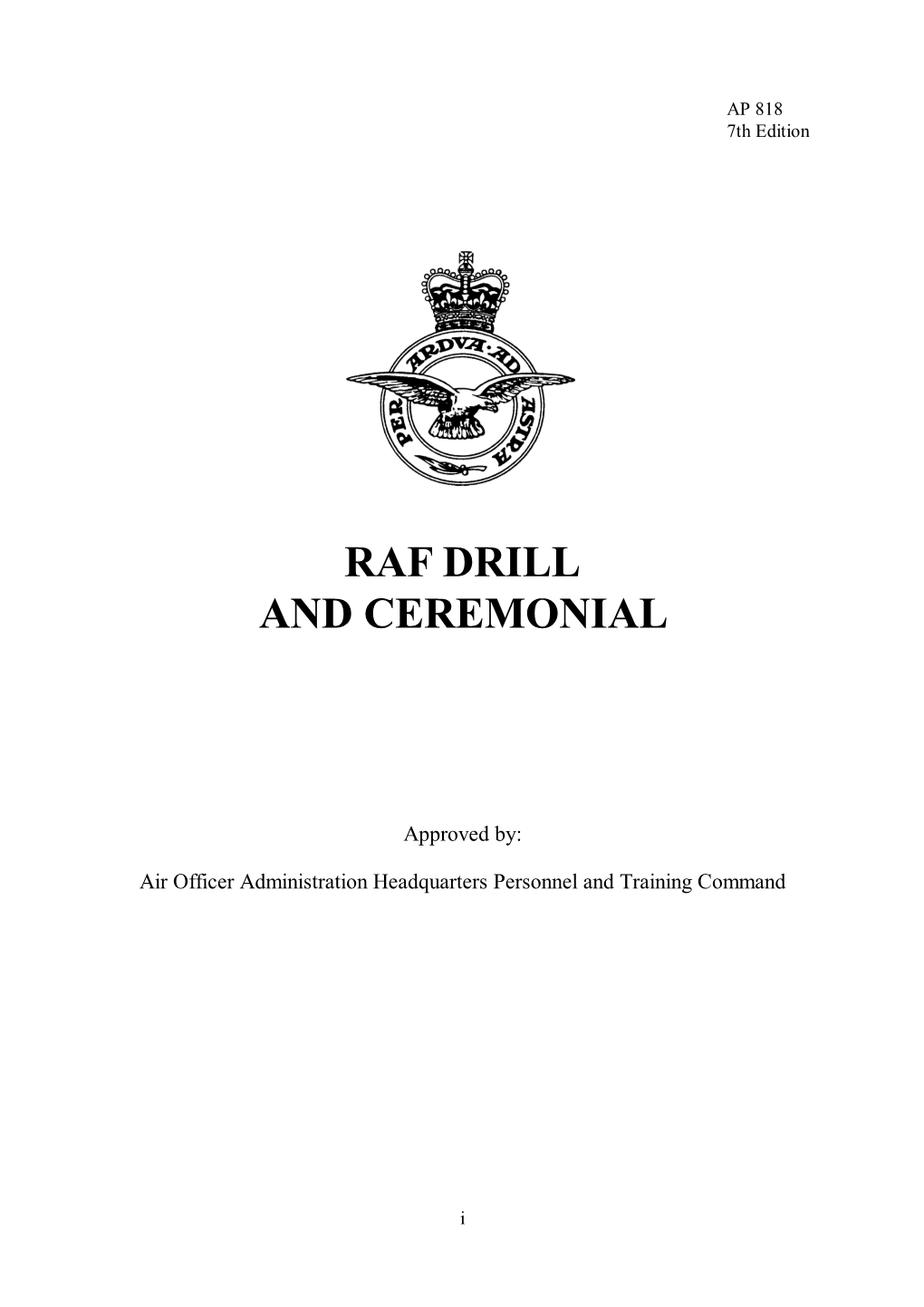 Raf Drill and Ceremonial