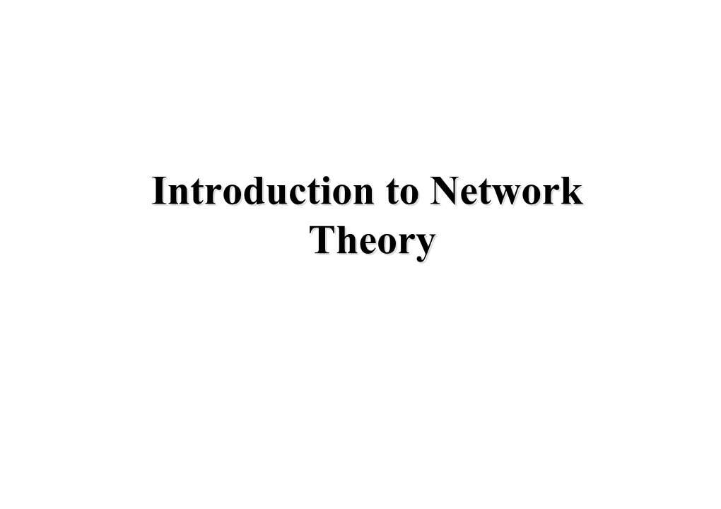 Graph Theory - History