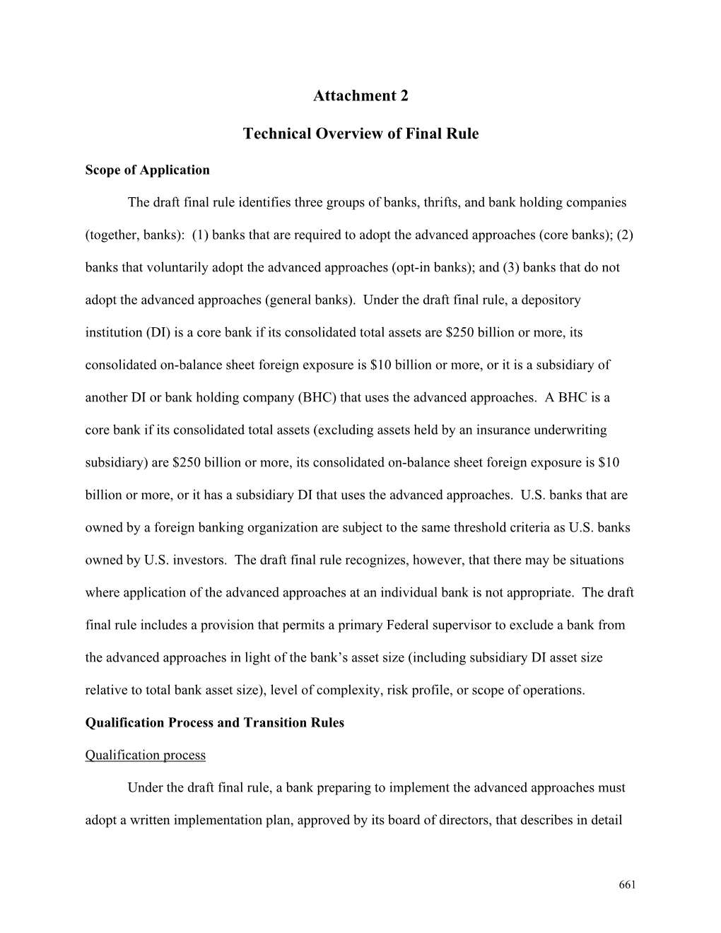 Basel II Attachment 2