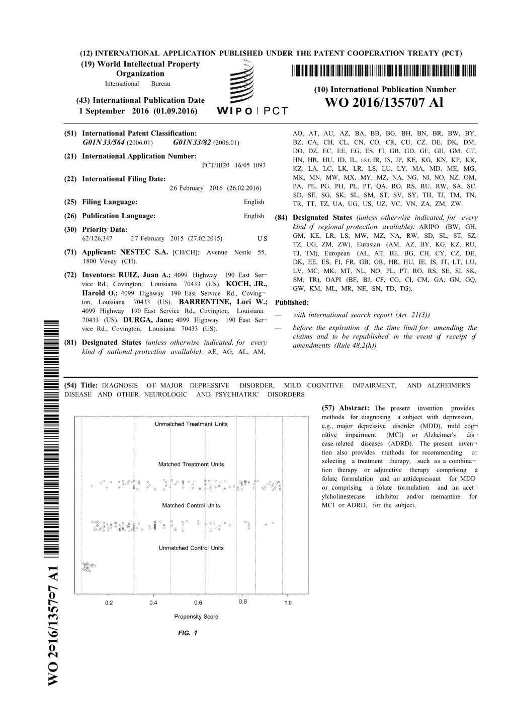 WO 2016/135707 Al 1 September 2016 (01.09.2016) P O P C T