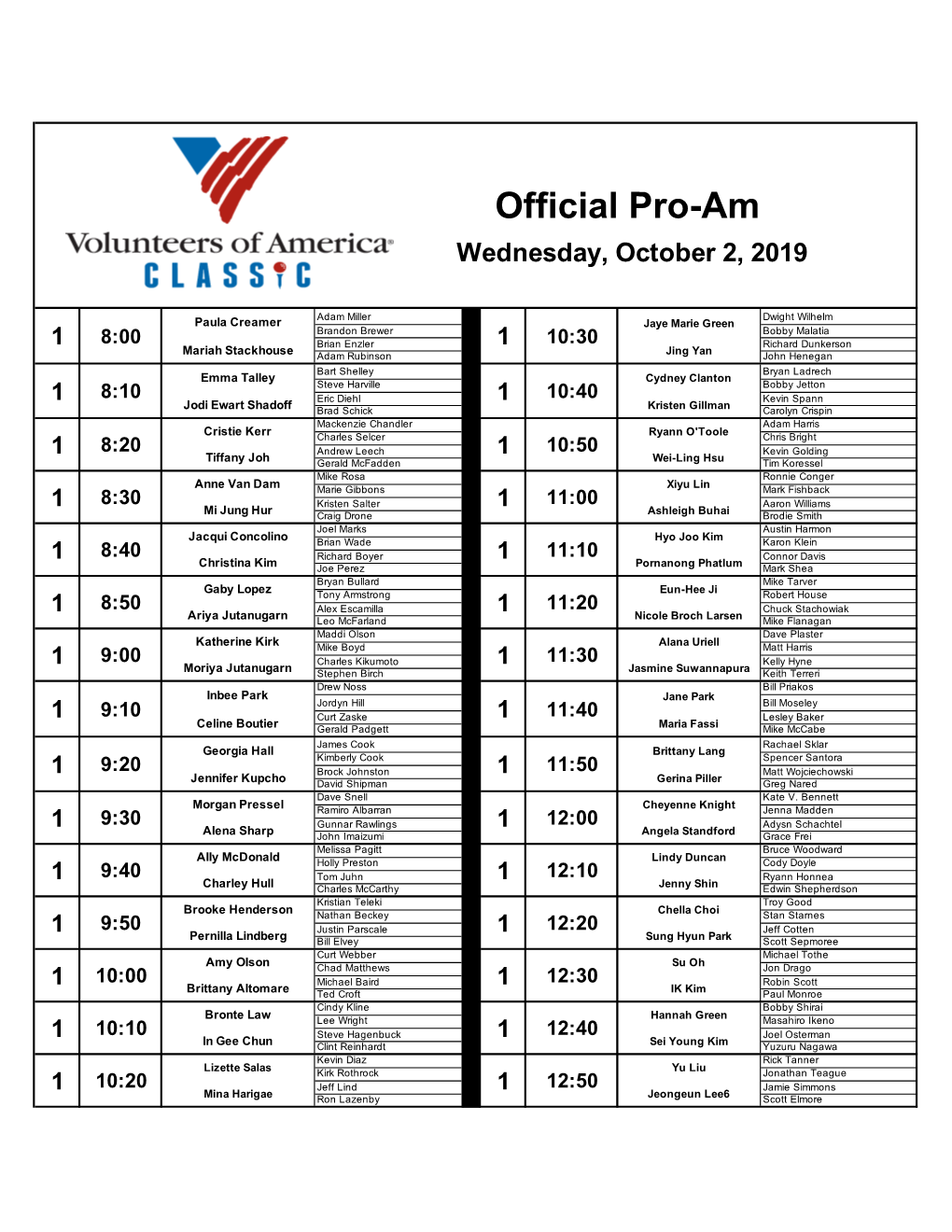 Tournament Pro-Am