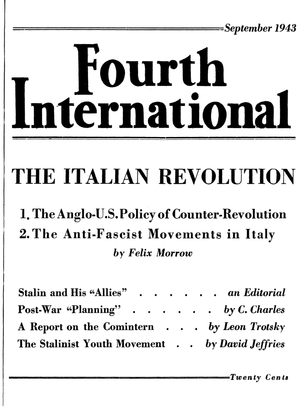 The Italian Revolution