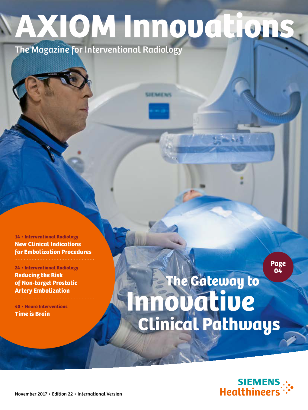 AXIOM Innovations the Magazine for Interventional Radiology