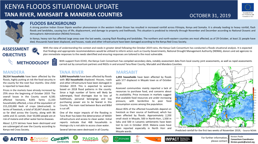 Kenya Floods Situational Update