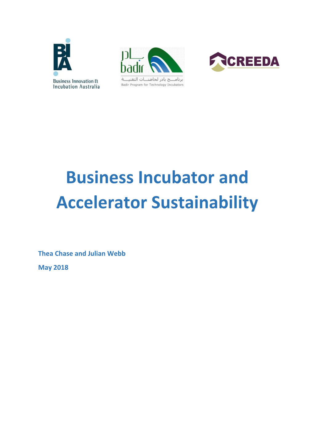 Business Incubator and Accelerator Sustainability