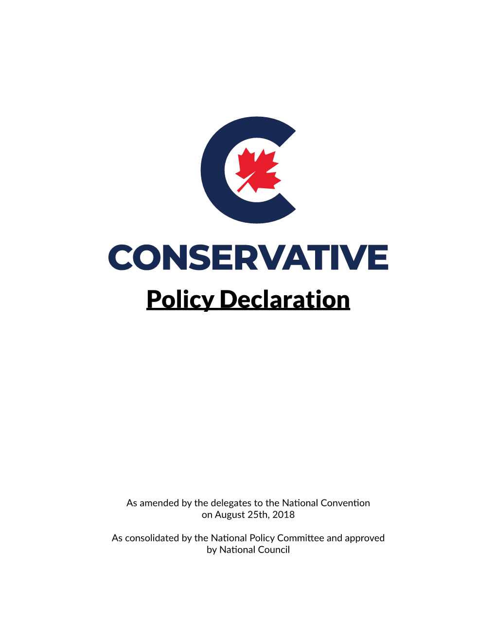 Policy Declaration