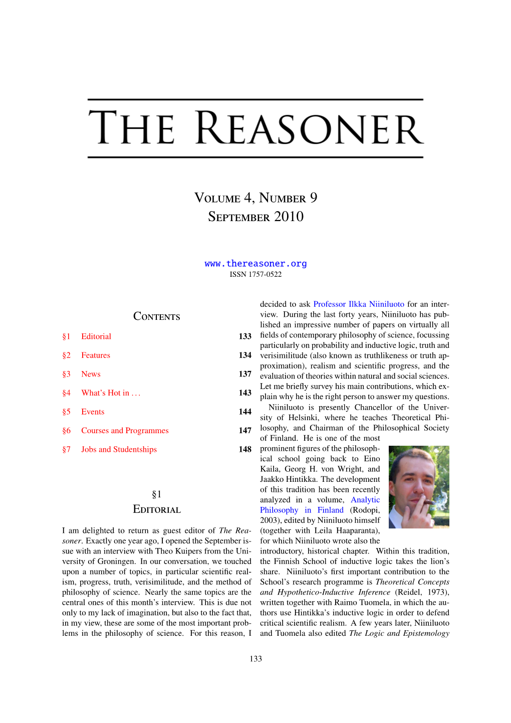 Volume 4, Number 9 September 2010