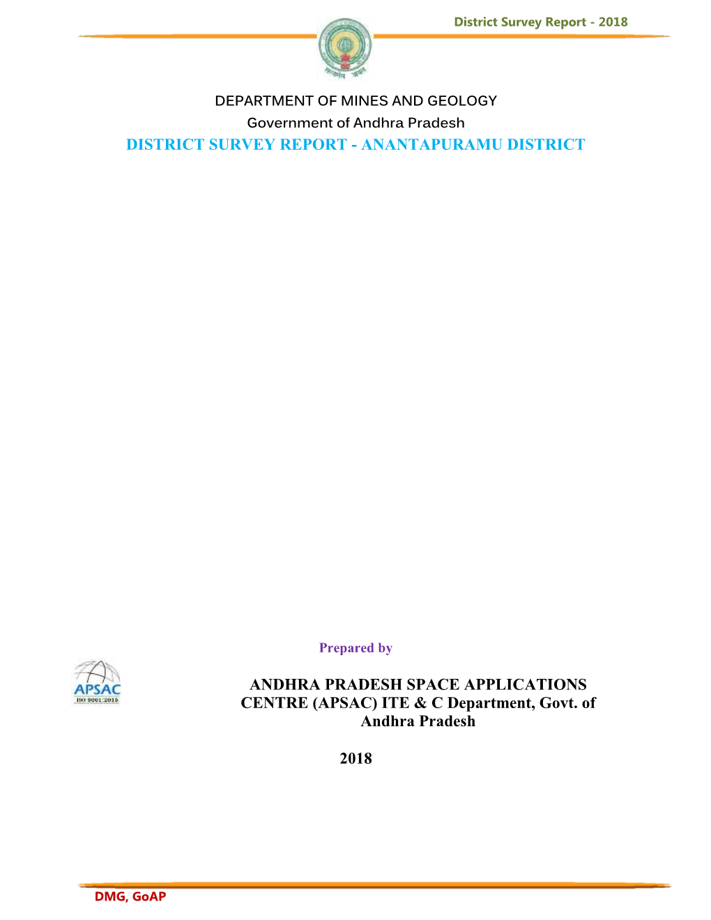 District Survey Report - 2018