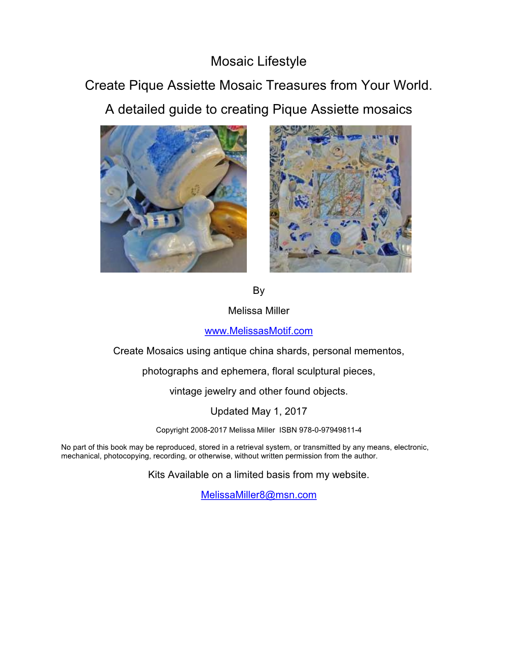 Mosaic Lifestyle: How to Make Pique Assiette Mosaics