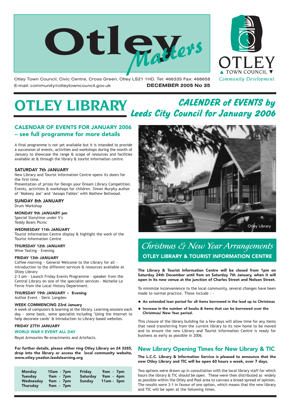 Otley Matters DEC 2005