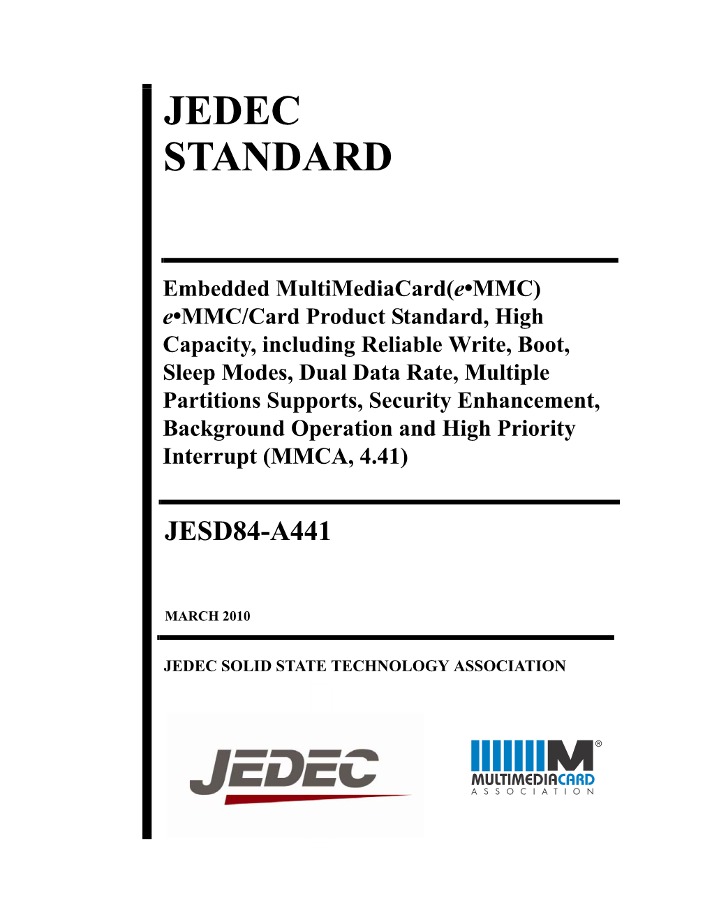 JEDEC Emmc Card Product Std V4.41__84-A441.Book