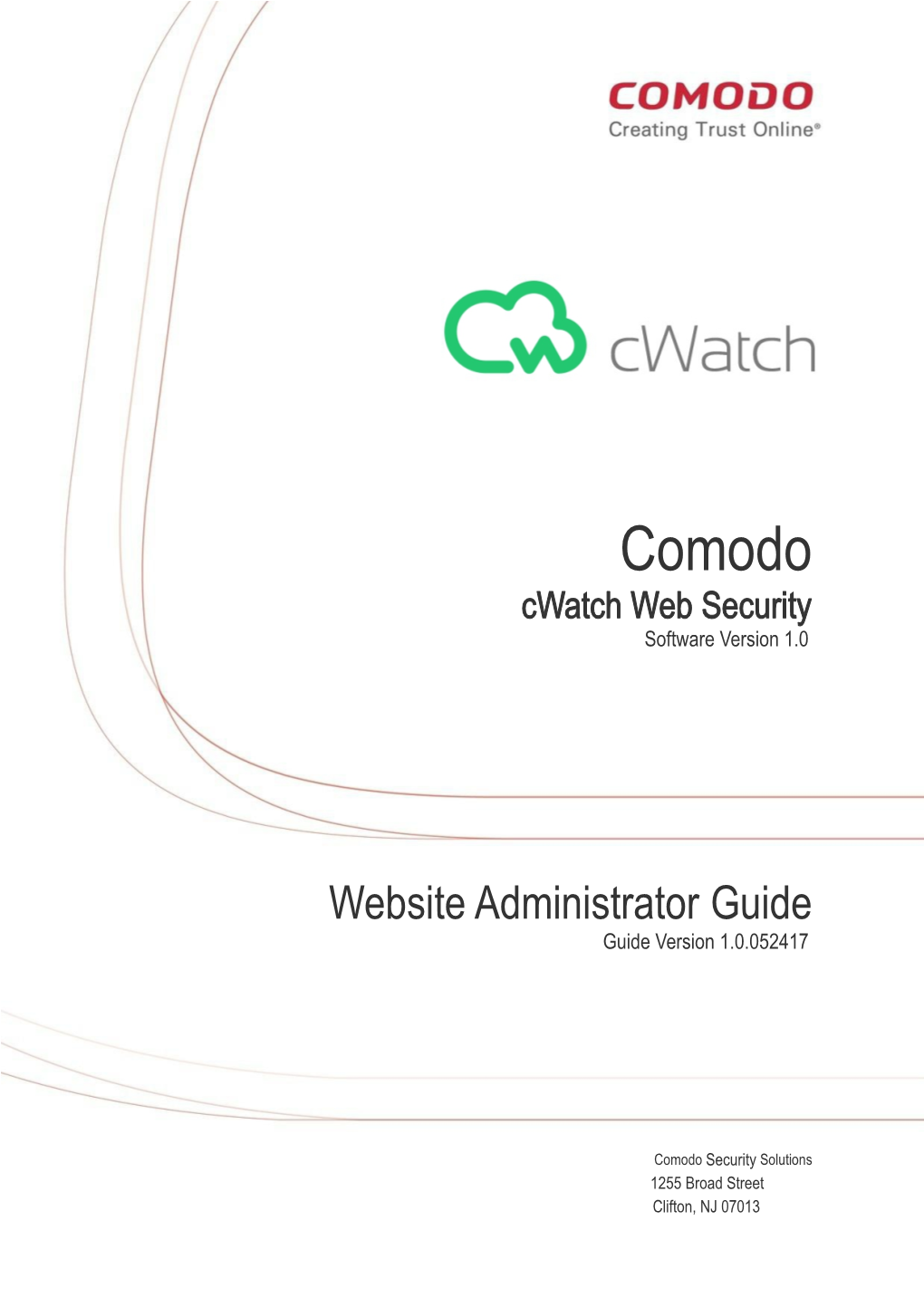 Cwatch Web Security Administrator Guide